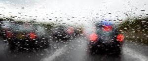 Rainy day driving 